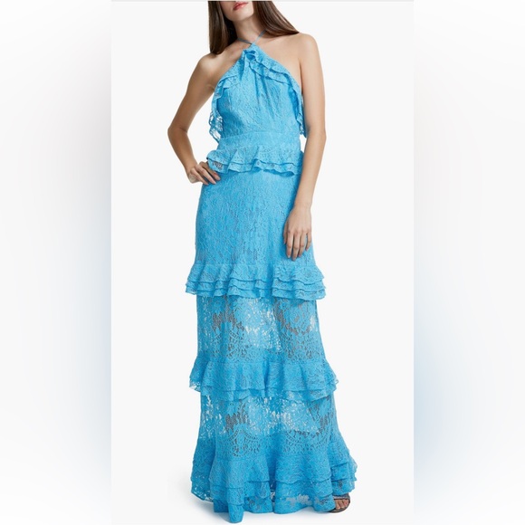 AFRM Violet Ruffle Maxi Dress NWT - Picture 4 of 6